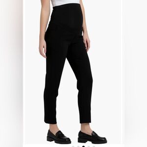 Denim Ankle Skinny Maternity Black